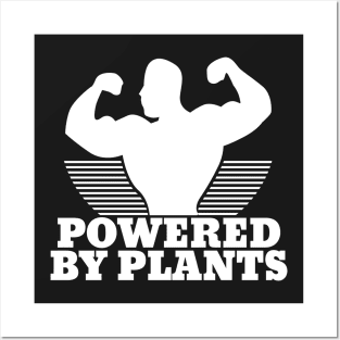 Vegan Powered By Plants Posters and Art